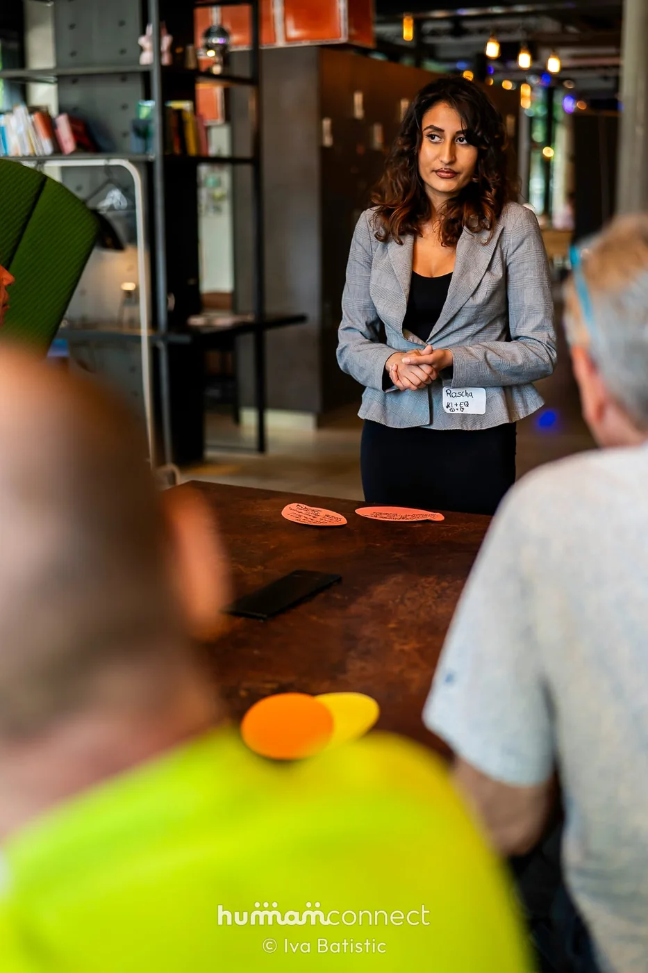Detailaufnahme aus einem interaktiven Workshop